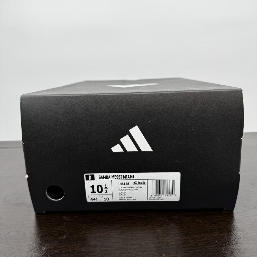 Adidas Lionel Messi x Samba Inter Miami CF Home Kit Mens 10.5 Womens 11.5 IH8158 - Picture 14 of 16